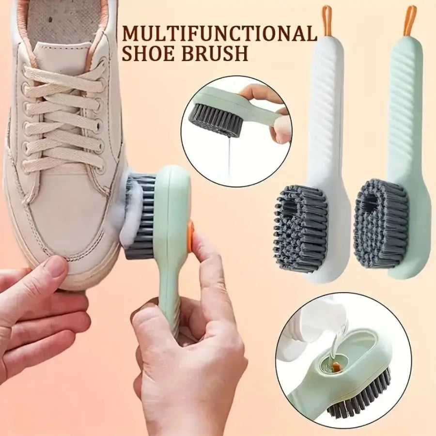 Green Soft Bristled Shoe Brush