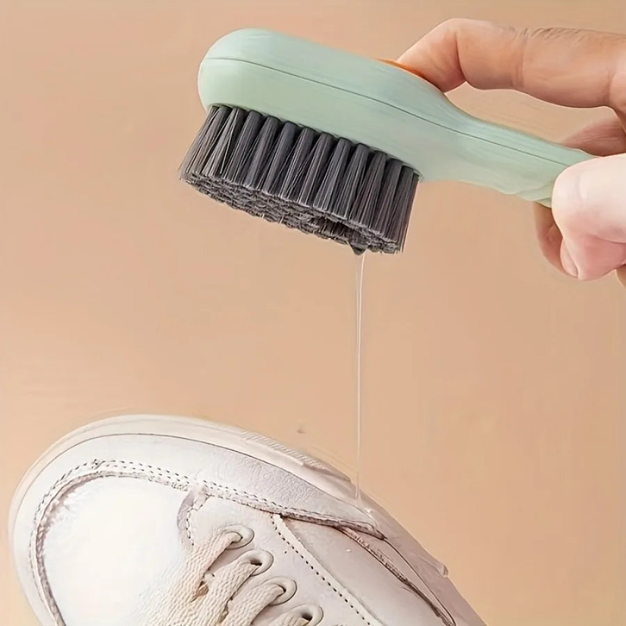 Green Soft Bristled Shoe Brush