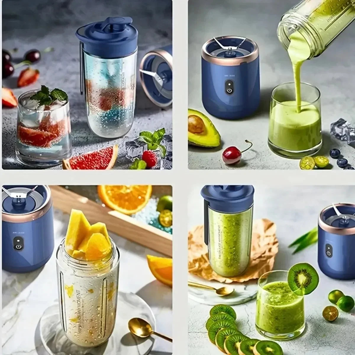 Portable Electric Blender Travel Juicer
