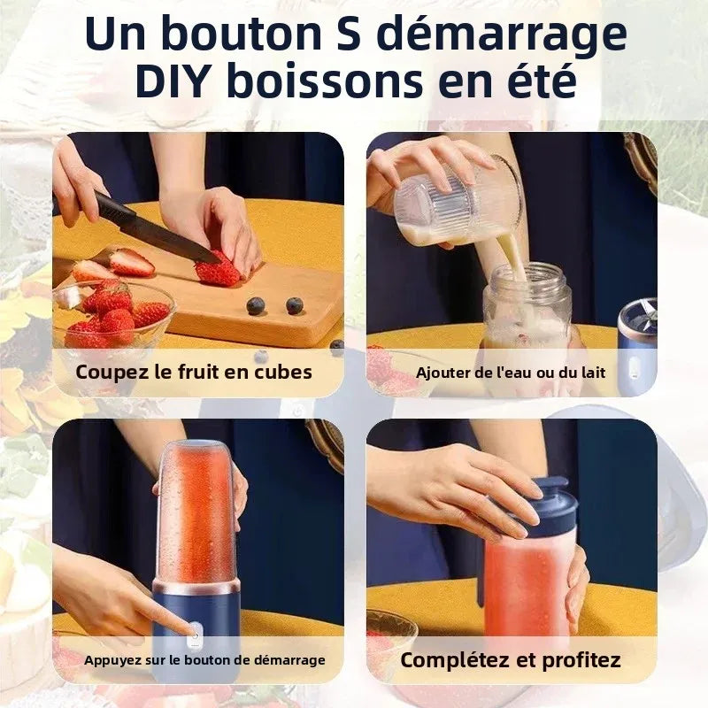 Portable Electric Blender Travel Juicer