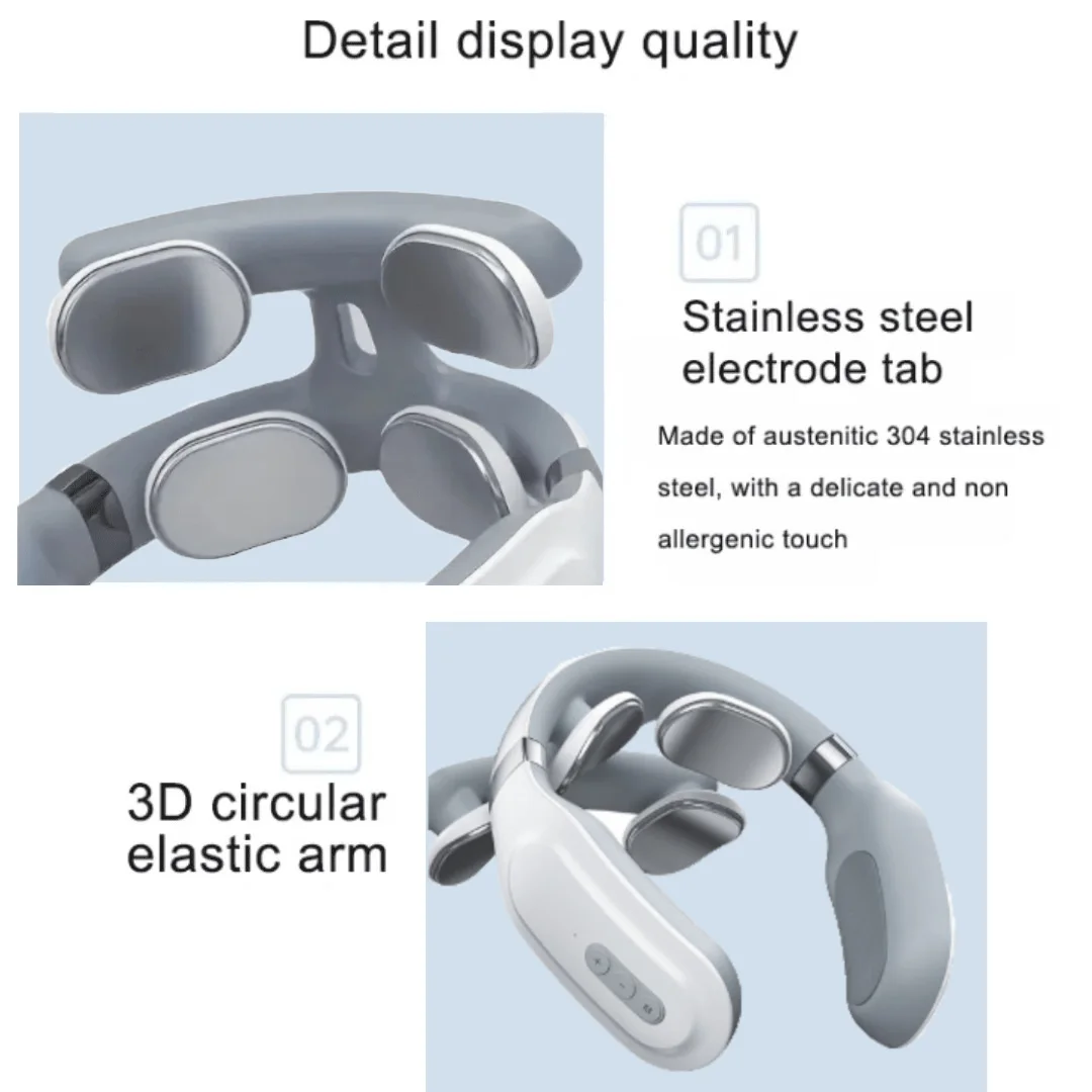 4 heads Neck Massager for Relief and Relaxation