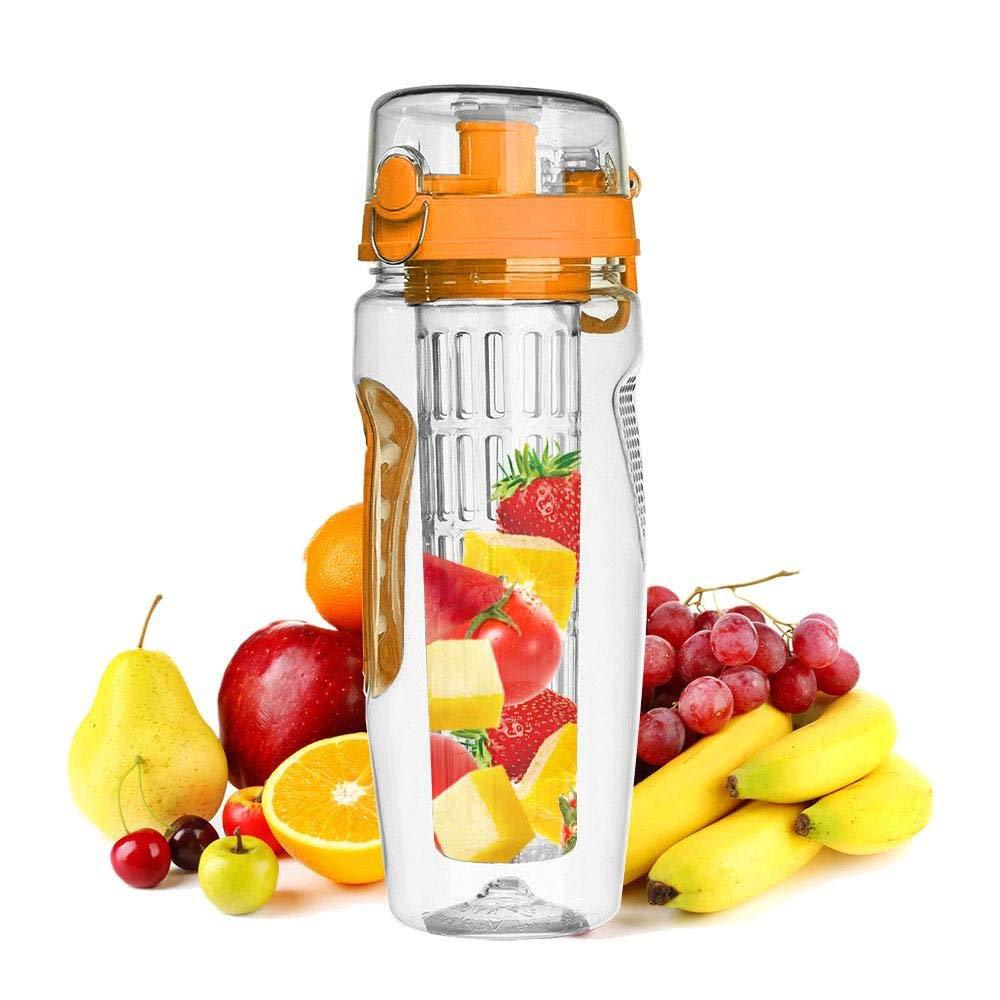 32Oz Fruit Infuser Water Bottle BPA Free Plastic