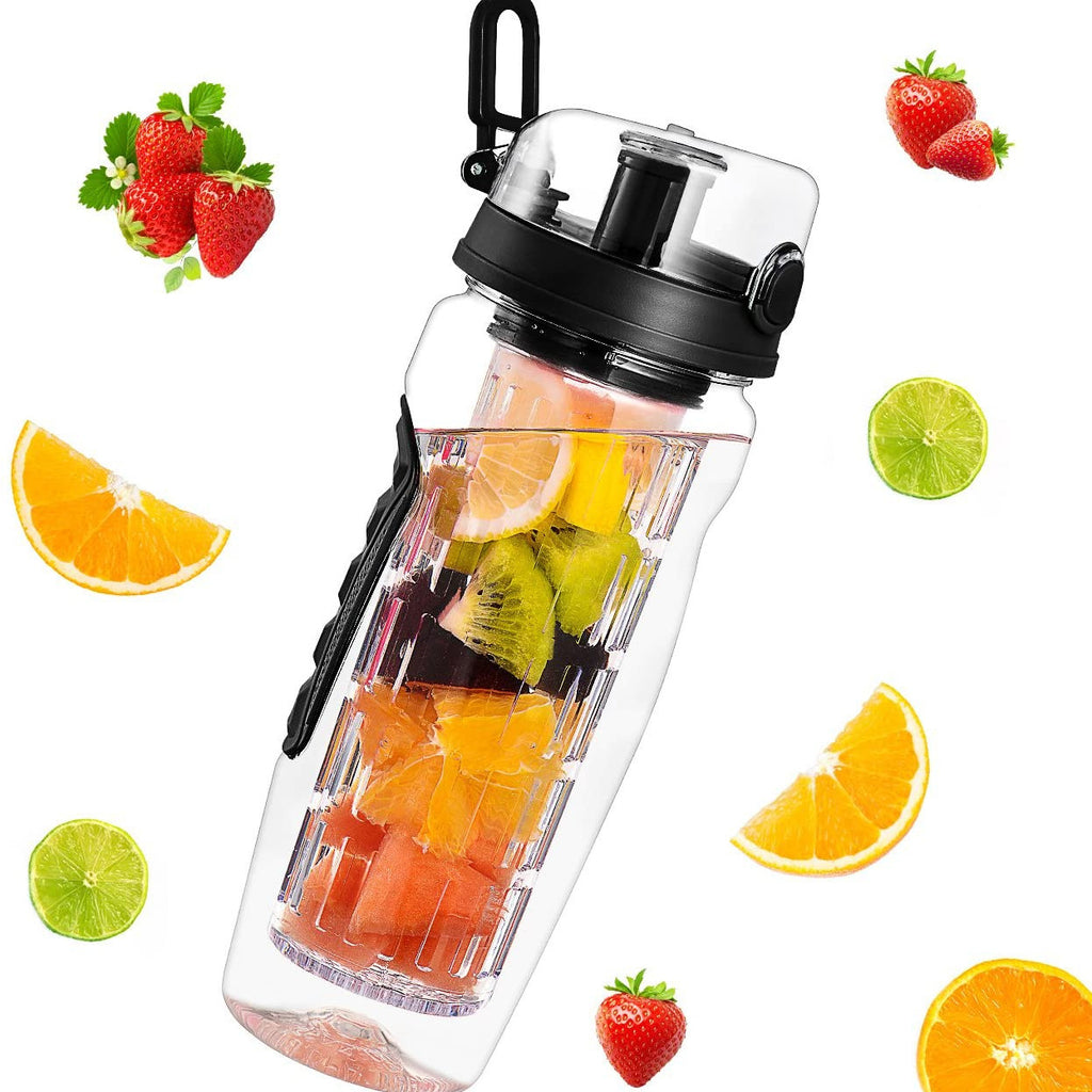 32Oz Fruit Infuser Water Bottle BPA Free Plastic