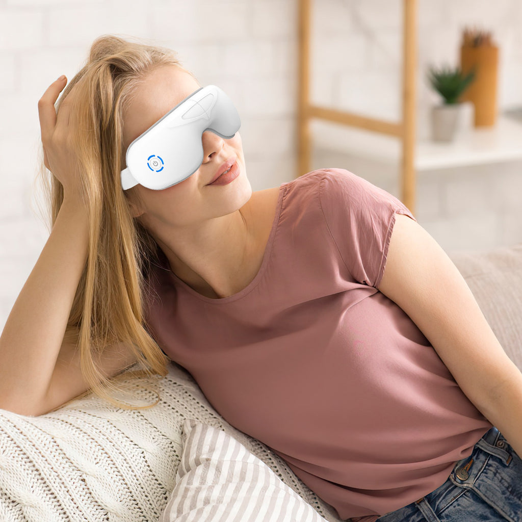 Eye Massager With Air Pressure, Heat and Vibration-Rechargeable